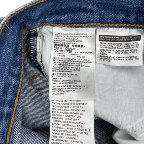 NWT LEVI'S Premium Wedgie Icon Size 25 Athens Hera - Picture 7 of 12